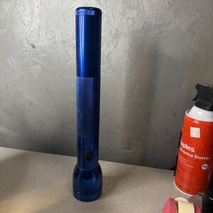 Large Mag-Lite LED 3-D Cell 12.5" Blue Flashlight | Tested, Working
